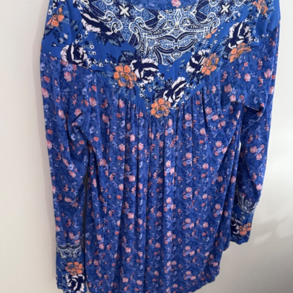 Free People Wildflower Fields Tunic Size Small - Picture 6 of 8